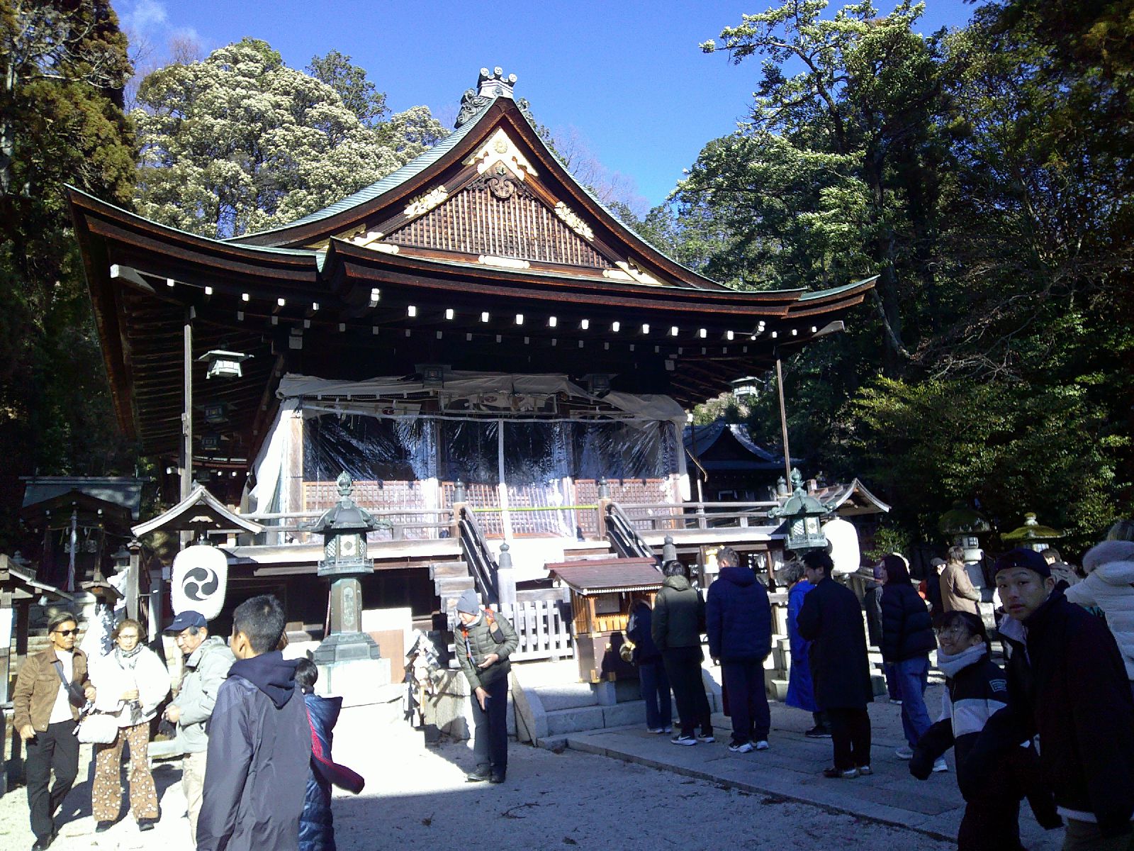 ２５．日牟禮八幡宮へ参拝