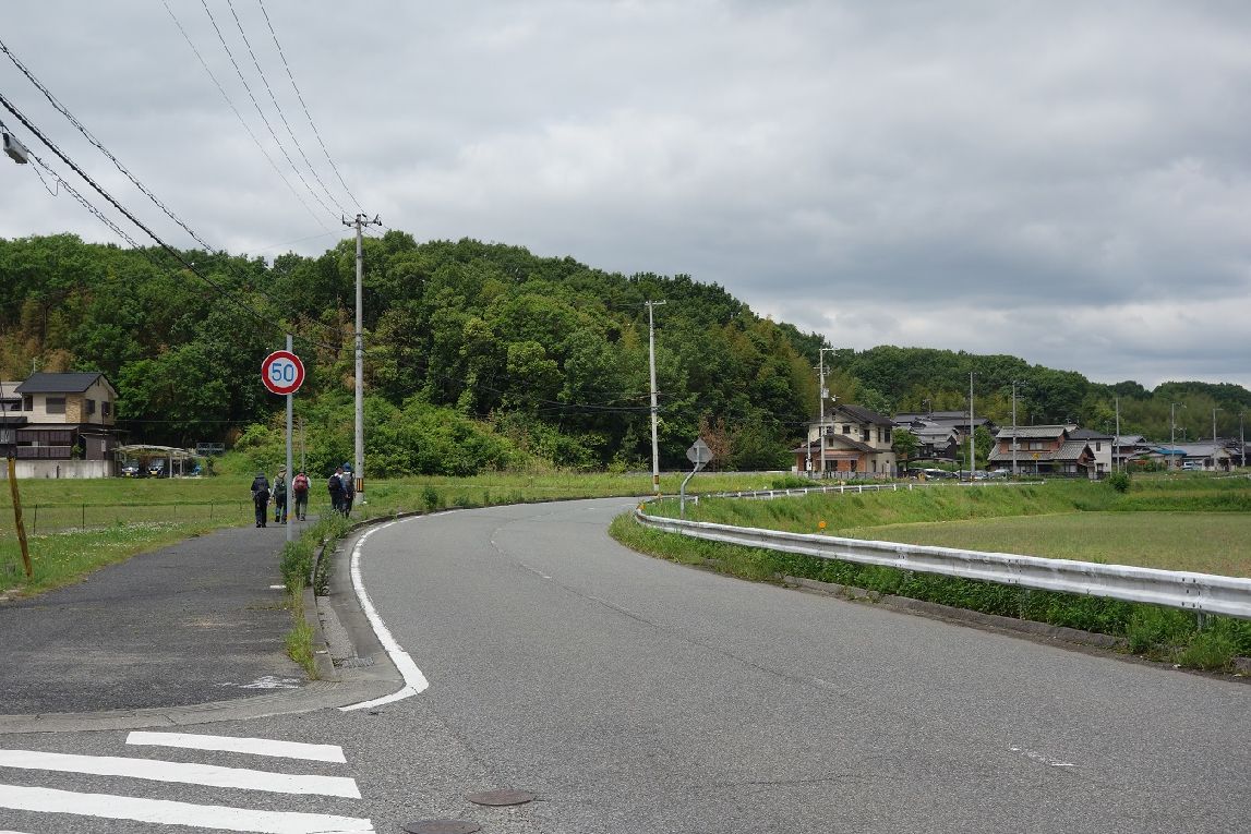 ２．鴨池分岐に向かう