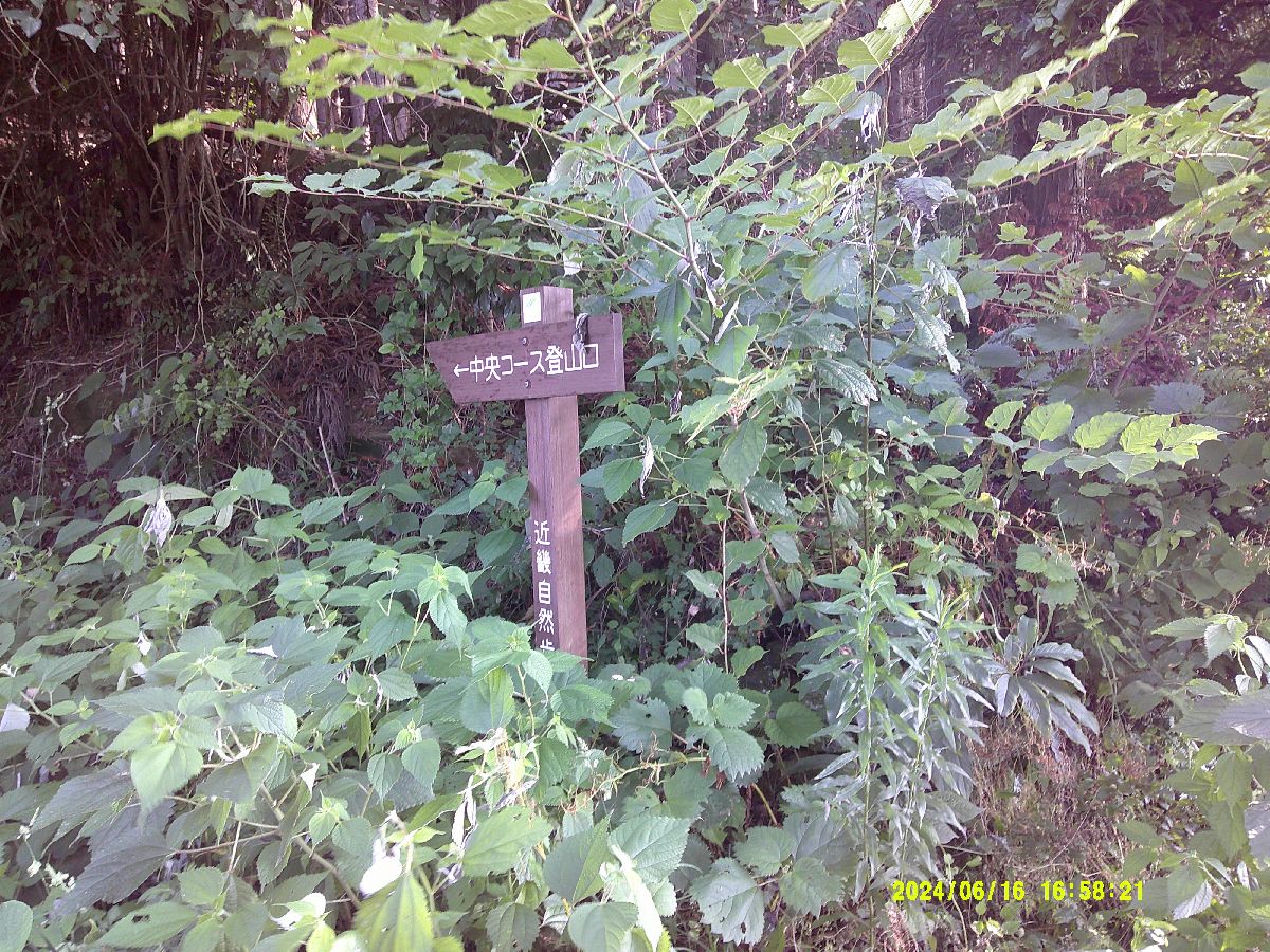 １７．中央コース登山口