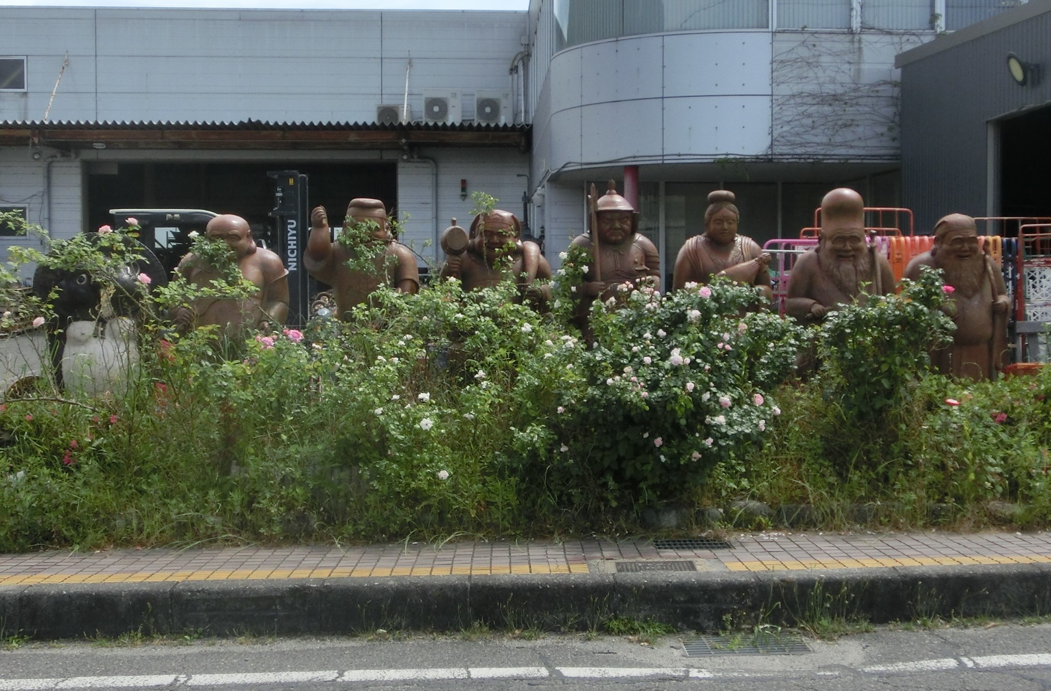 信楽焼の七福神