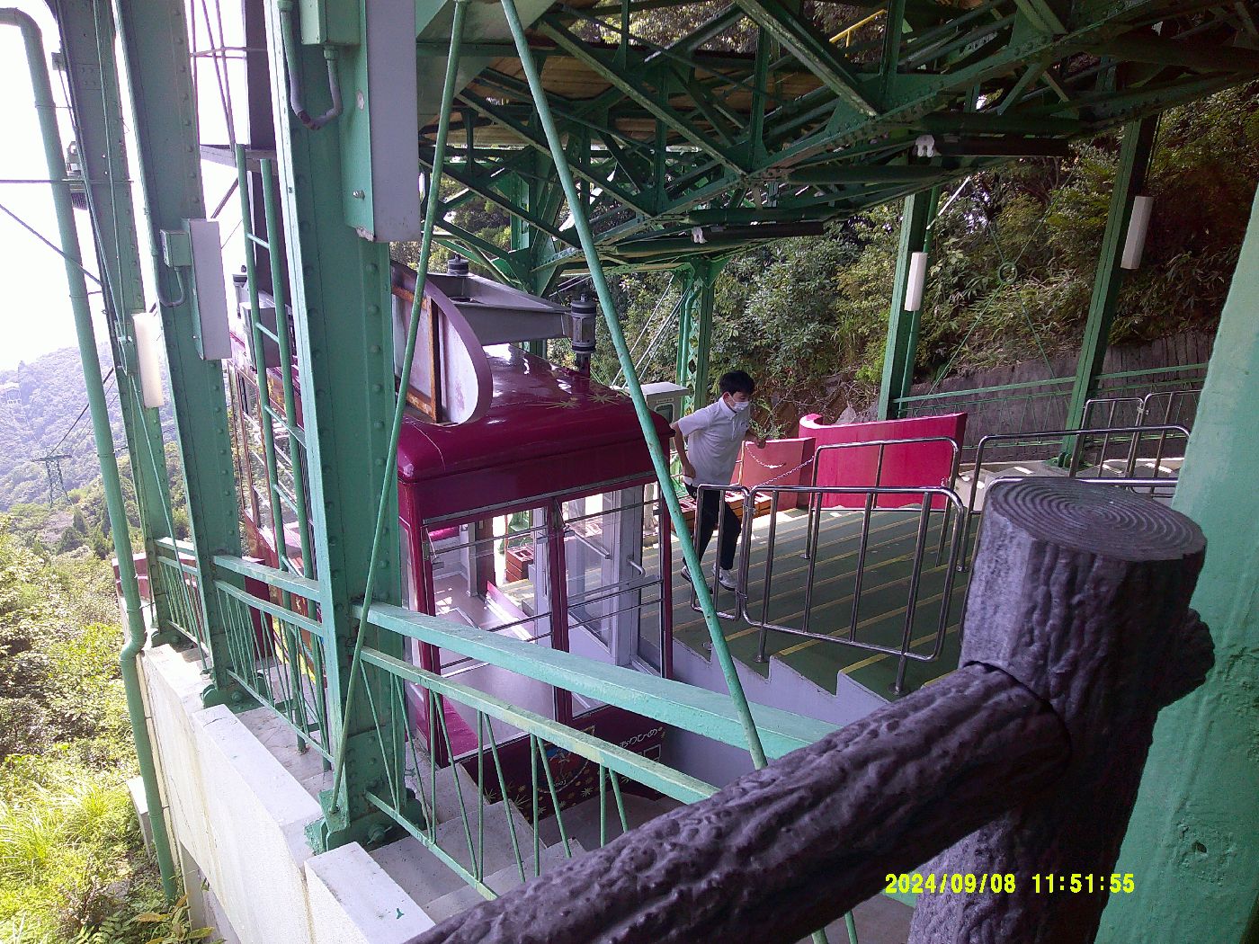 ９．星の駅ロープウェイ降り場