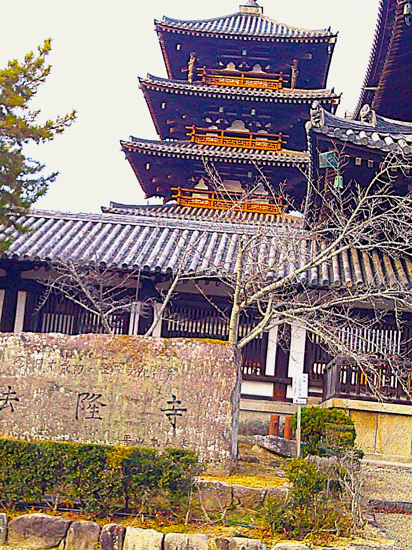 ２１．法隆寺五重塔