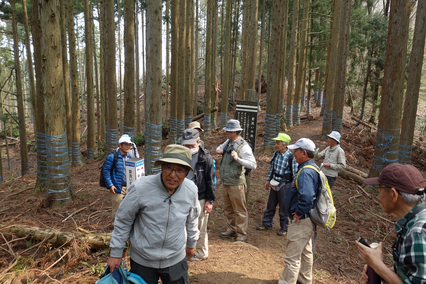 22. 首洗いの池