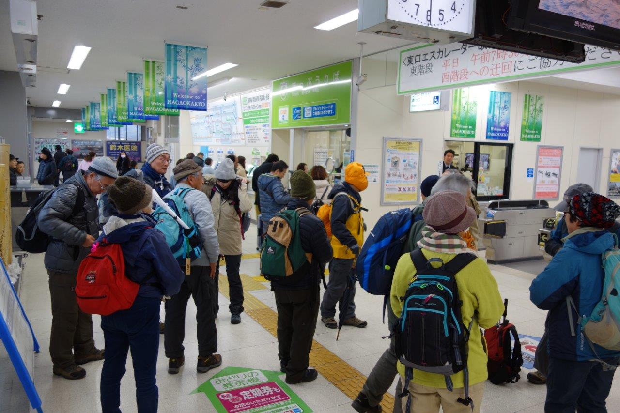 1. ＪＲ長岡京駅に集合
