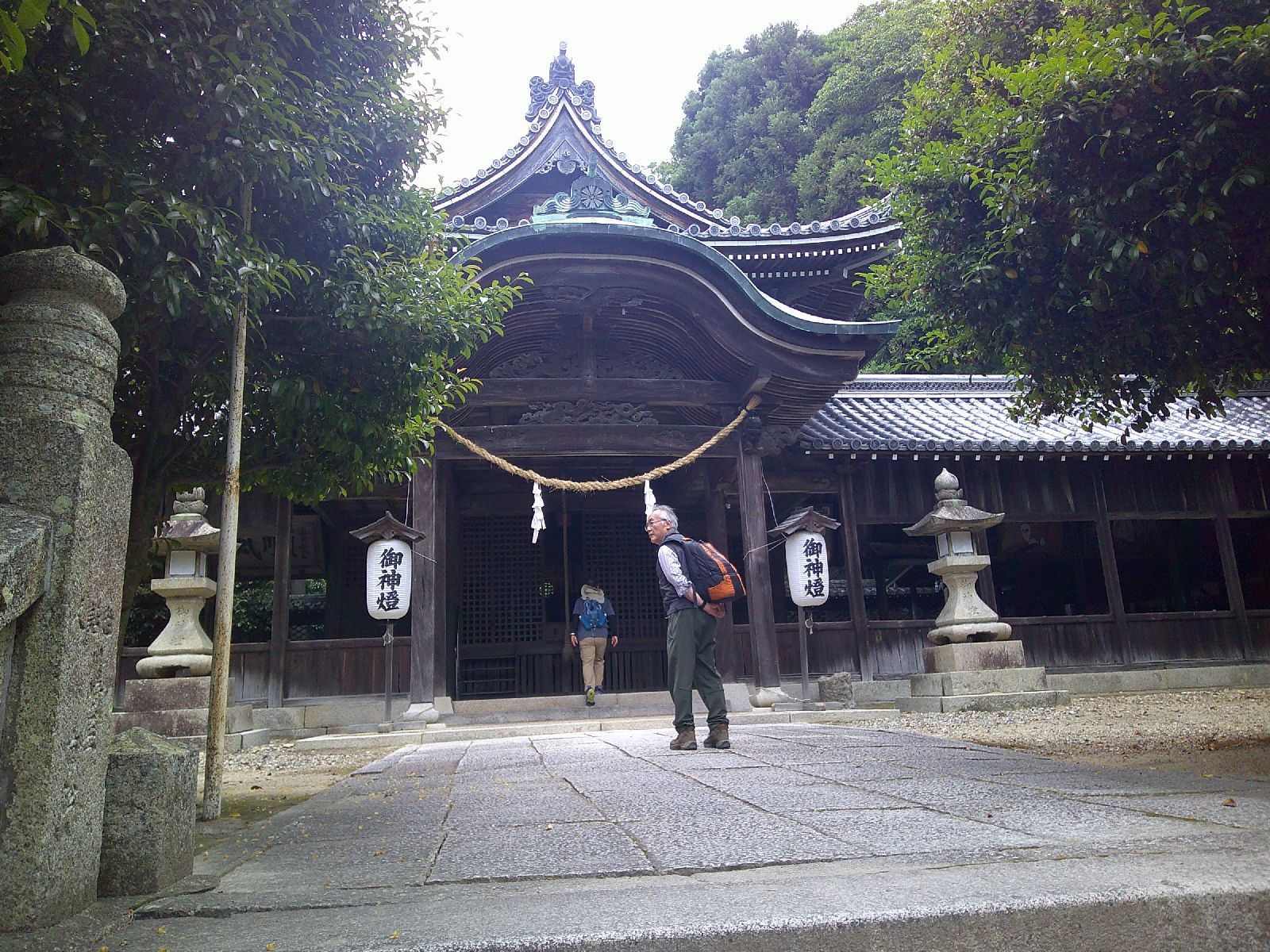 ８．大避神社本堂