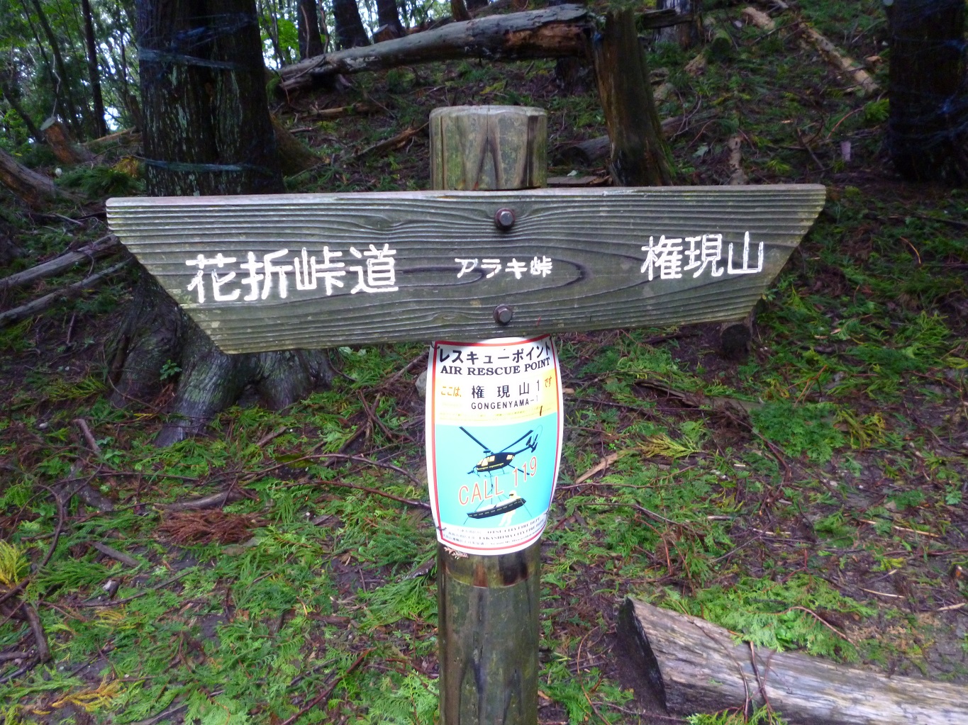 7. アラキ峠に着く