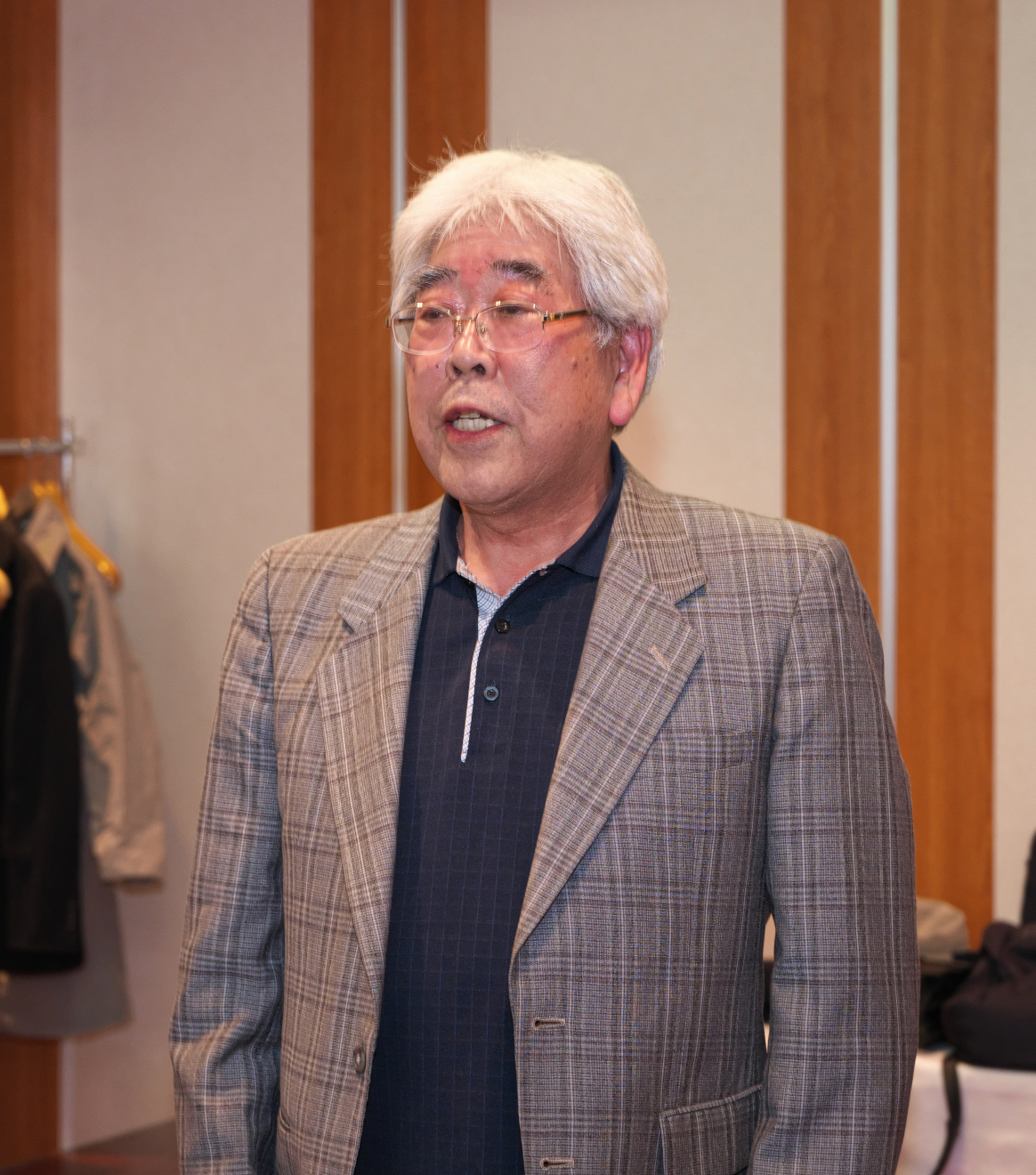 新幹事古市さんの新任挨拶＆締め