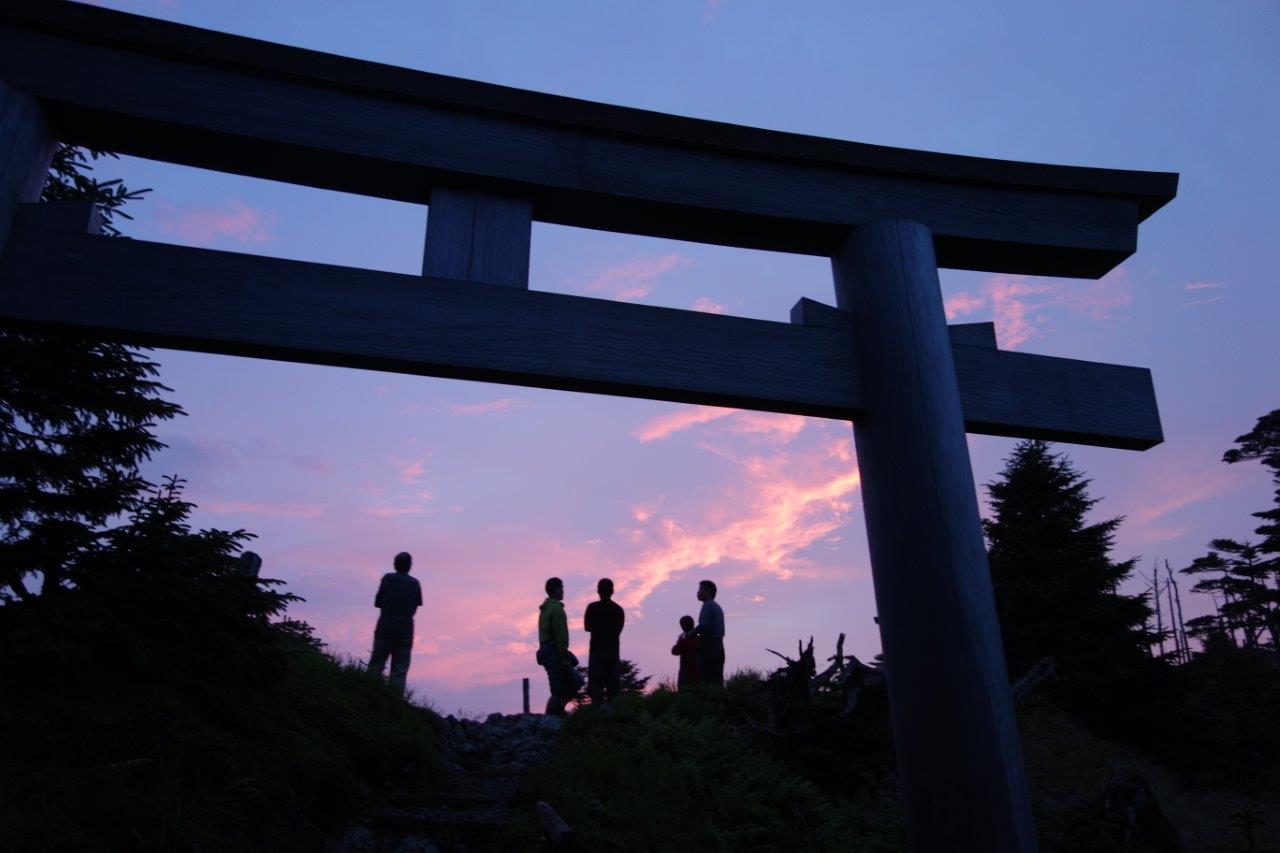 34. 弥山の夕焼け②