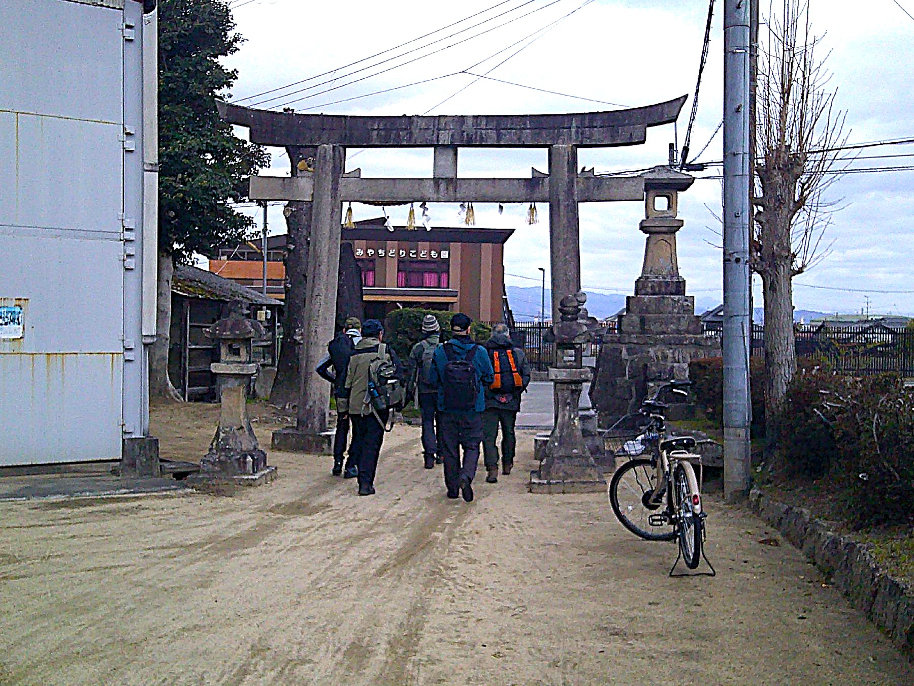 ２．天田神社鳥居