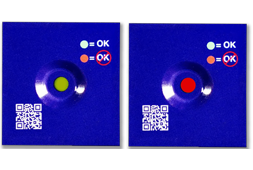 FCP-Indikator (Freeze Check Point): Erkennt Gefriereinflüsse im Bereich von -2 °C bis +15 °C