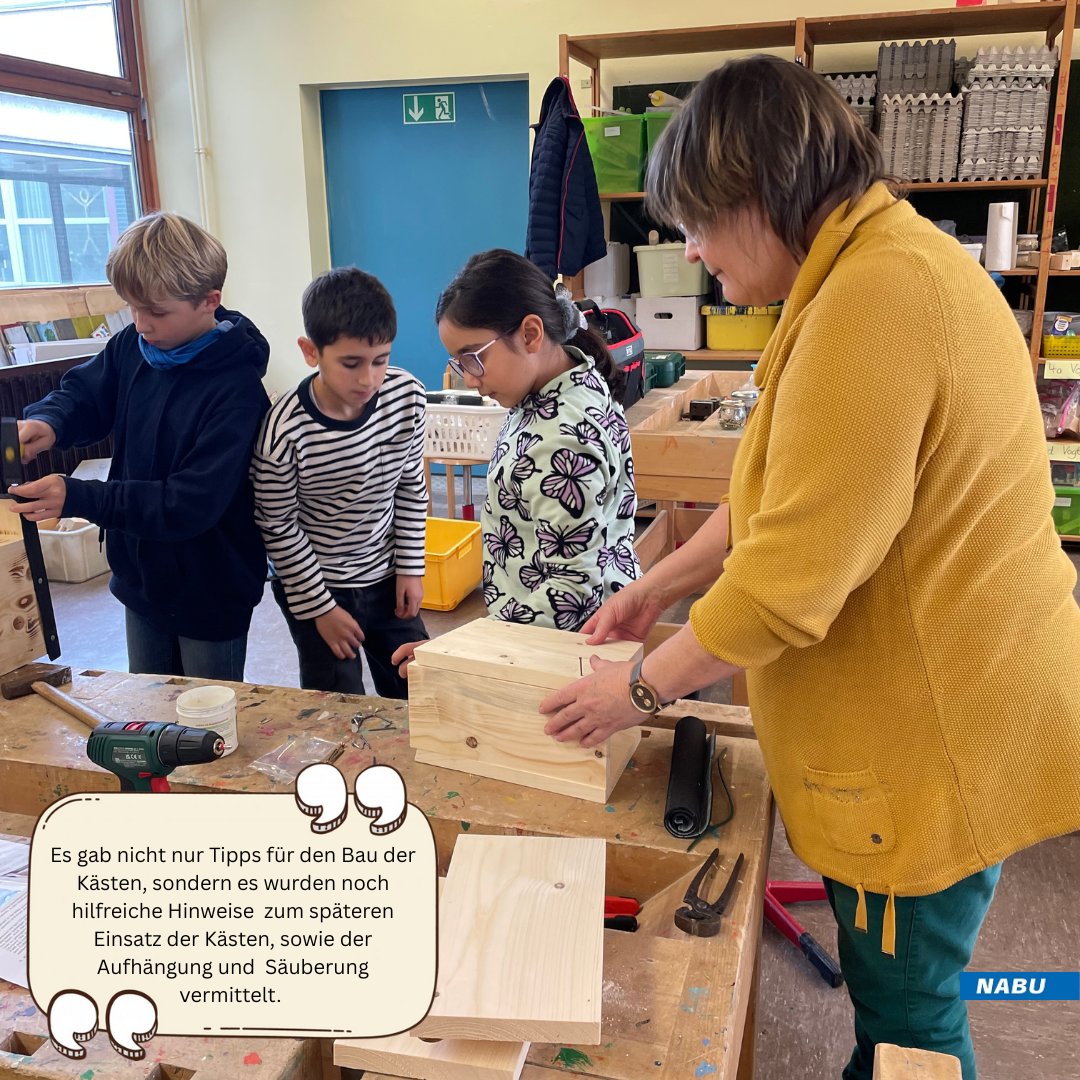 Vermittlung von wichtigen Naturschutztipps