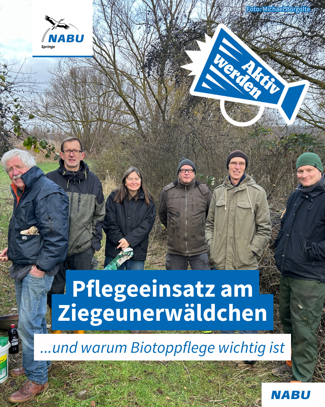 Pflegeeinsatz Ende November am Ziegeunerwäldchen