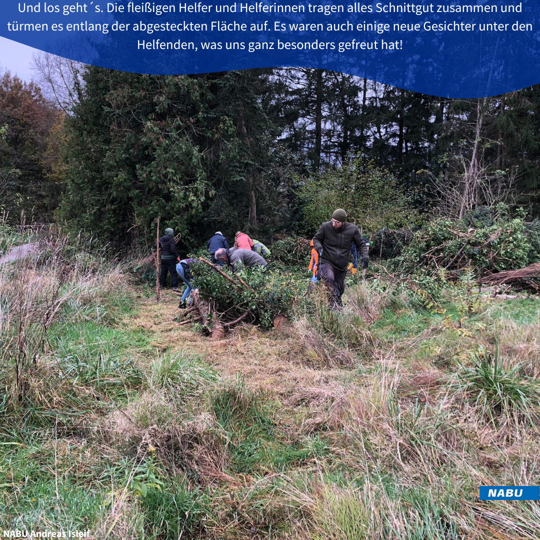 Das einstapeln beginnt