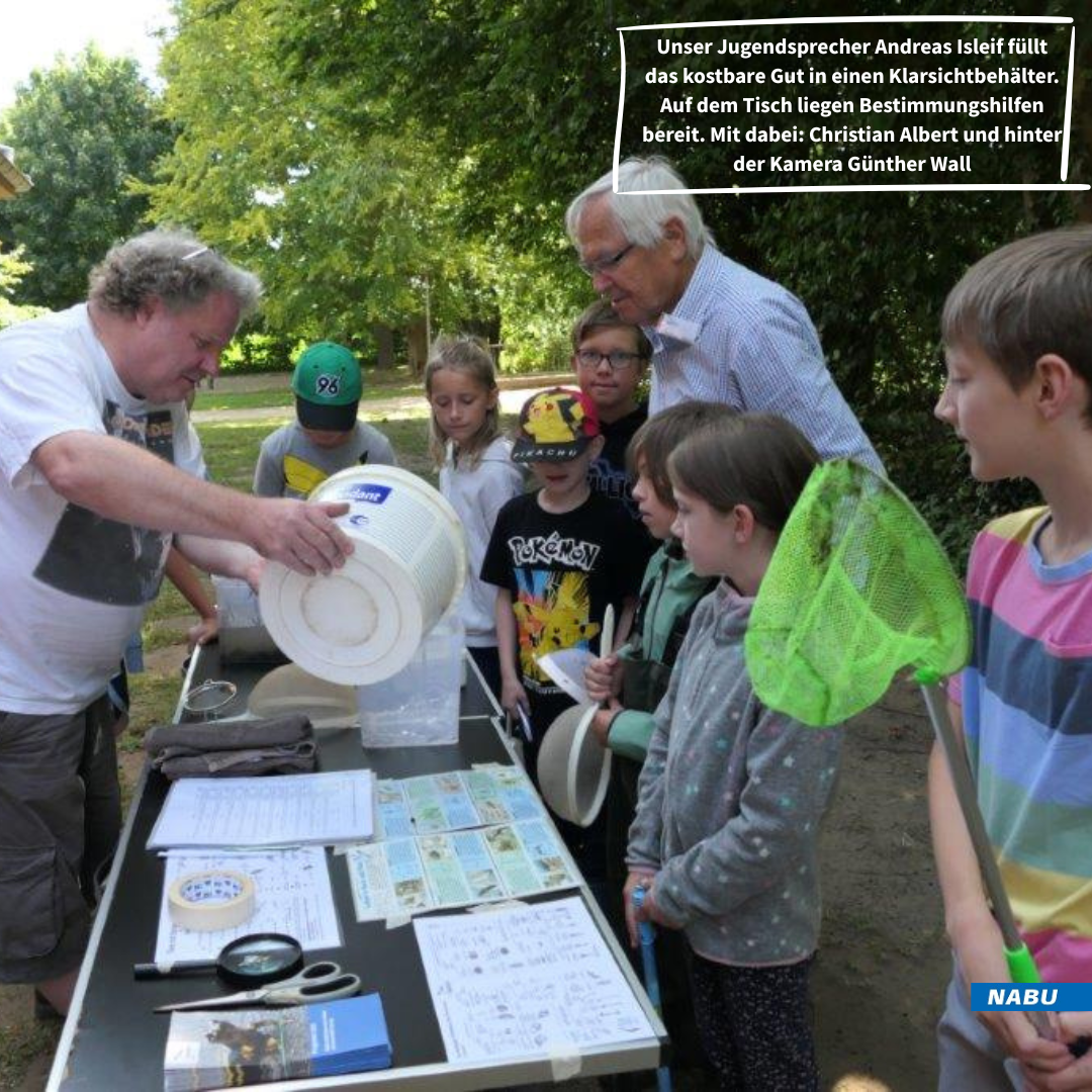 Die Proben werden gesammelt
