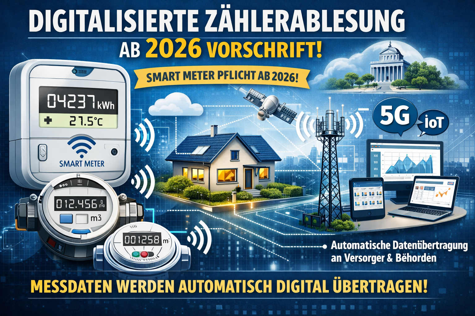 Digitale Zählerablesung wird Pflicht!