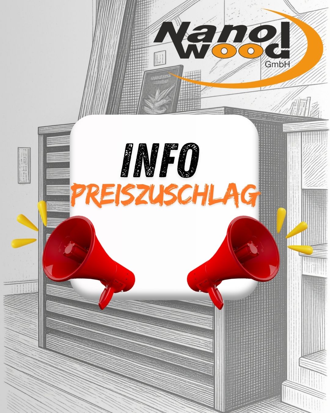 Info über Preiszuschlag, April 2026