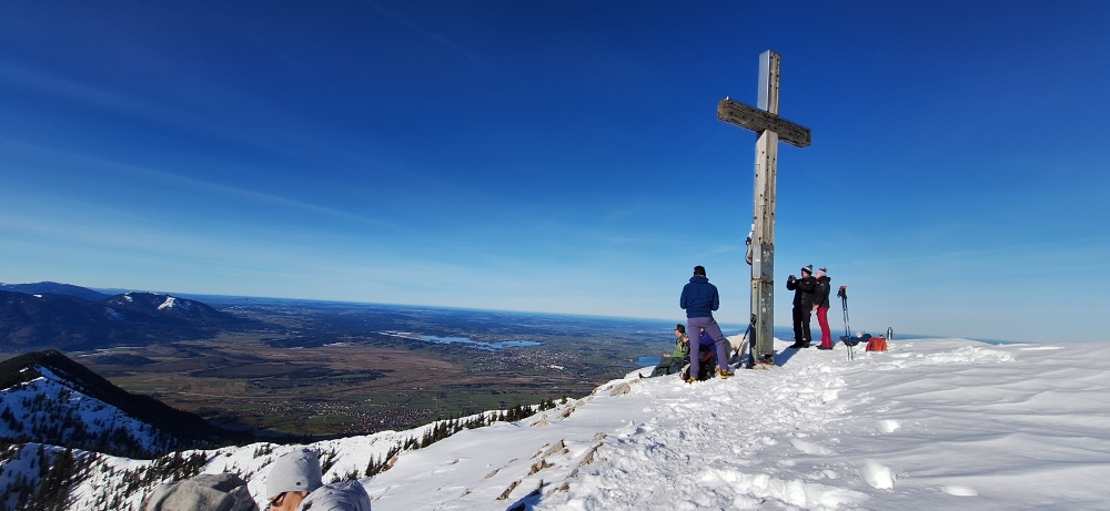 Gipfel mit Blick zum Staffelsee