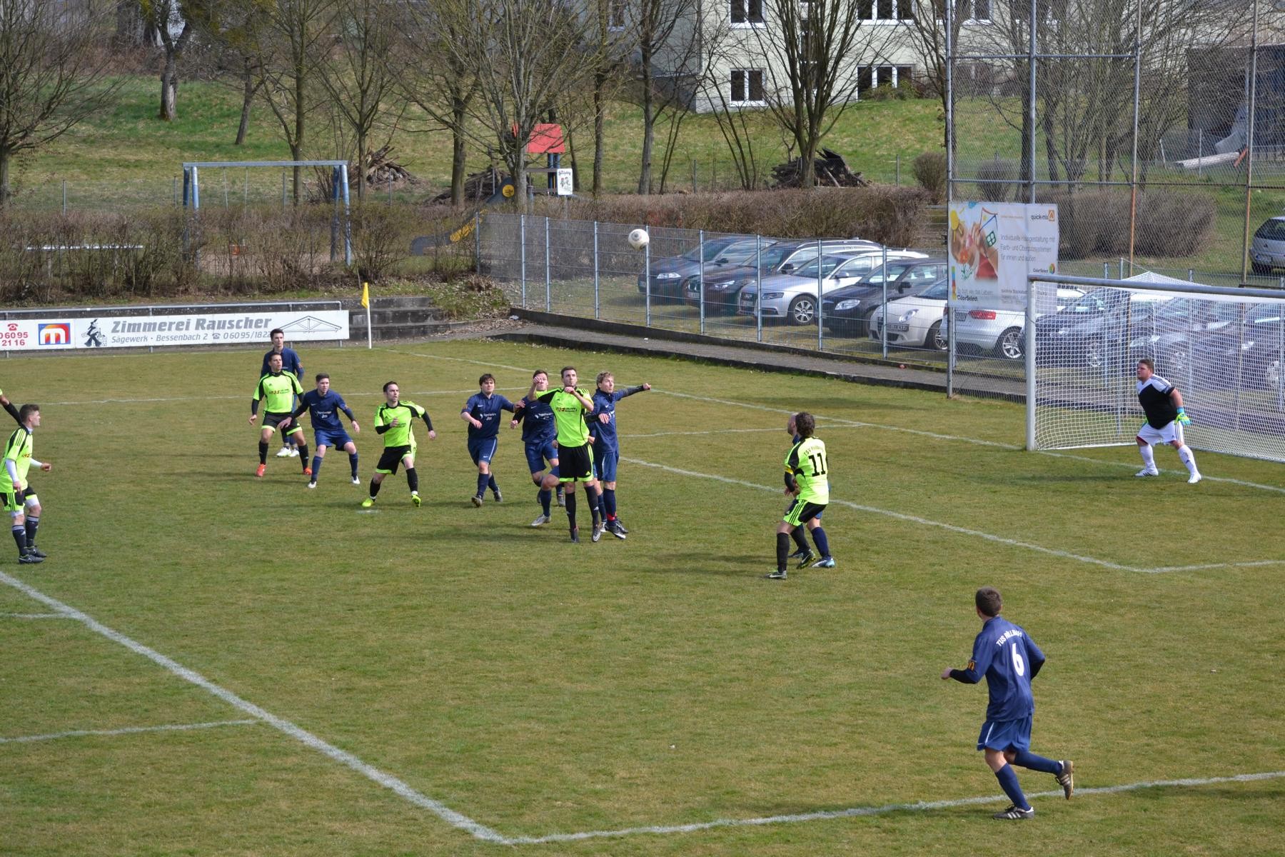 Bilder von beiden Mannschaften gegen Röllbach