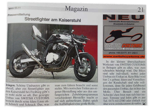 Streetfighter am Kaiserstuhl