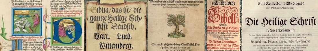 Historische Bibeln Faksimiles online Bibel