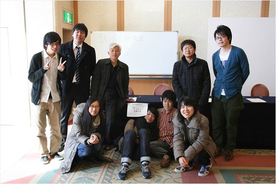 2014年3月電子情報通信学会（宮崎）にて　研究室の学生たちと