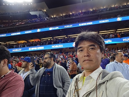 WBC2017決勝戦(ドジャースタジアム)で