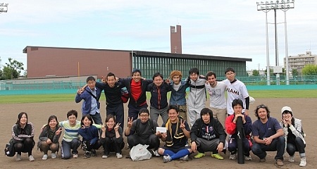 研究室の学生さんたちと