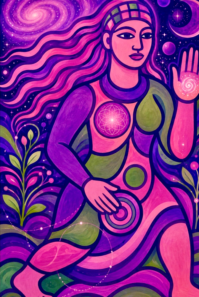 AKRYPTUS die Sternenfrau die die Stille der Sterne bis zur Erde hört 