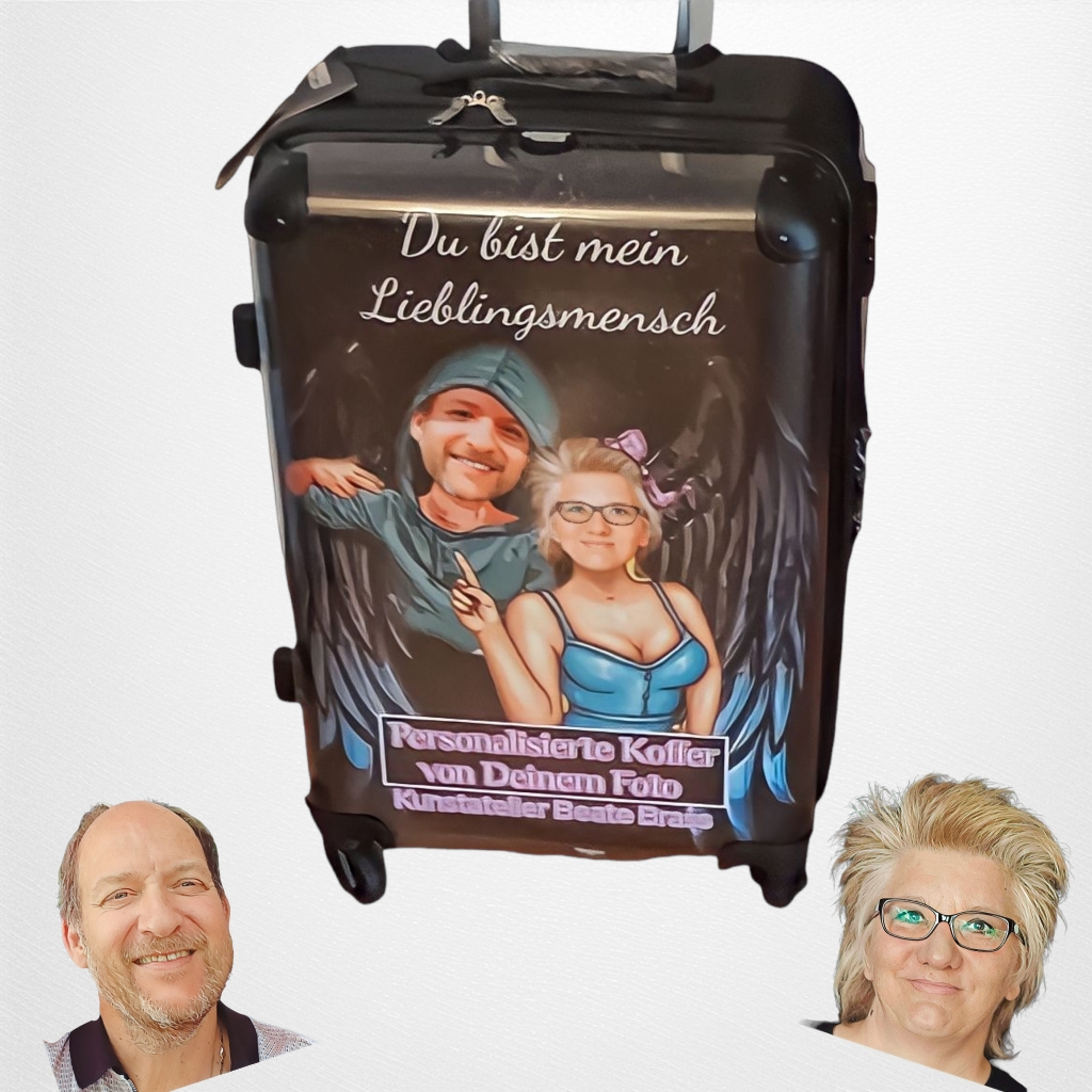 Personalisierter Koffer von Ihrem Foto 