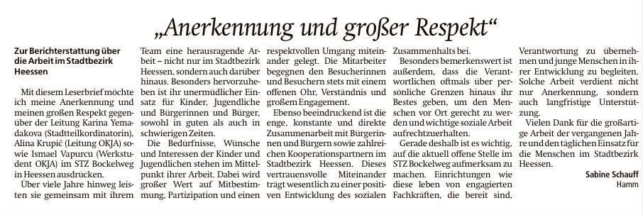 Quelle: Westfälischer Anzeiger