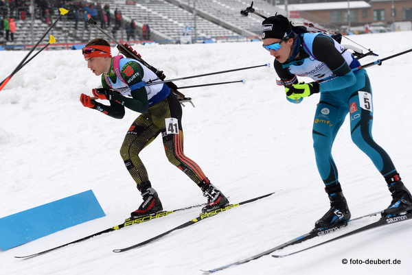 Julian Hollandt kurz vor dem Crash mit Martin Perrillat Bottonet FRA