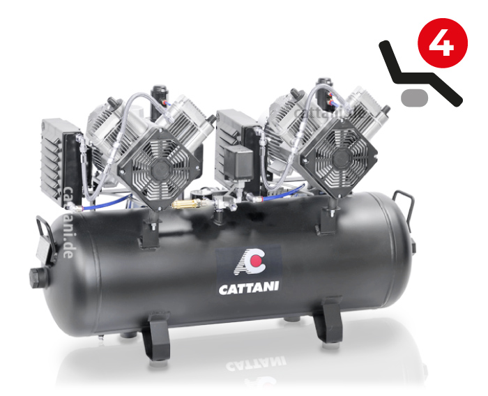 Cattani - 2-Zylinder-Tandem-Kompressor