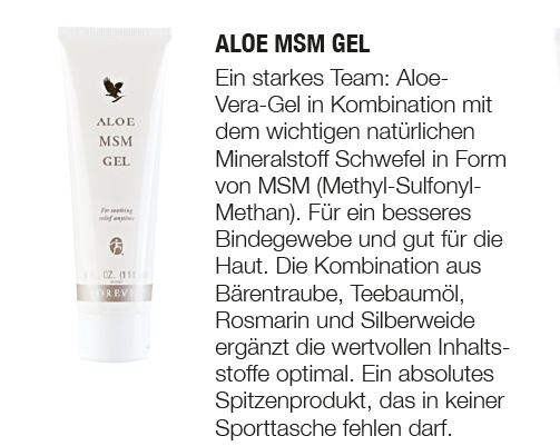 Aloe MSM Gel