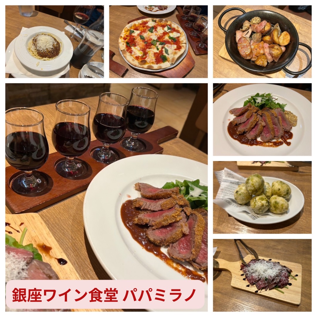 『銀座ワイン食堂パパミラノ』で美味しく抗酸化！