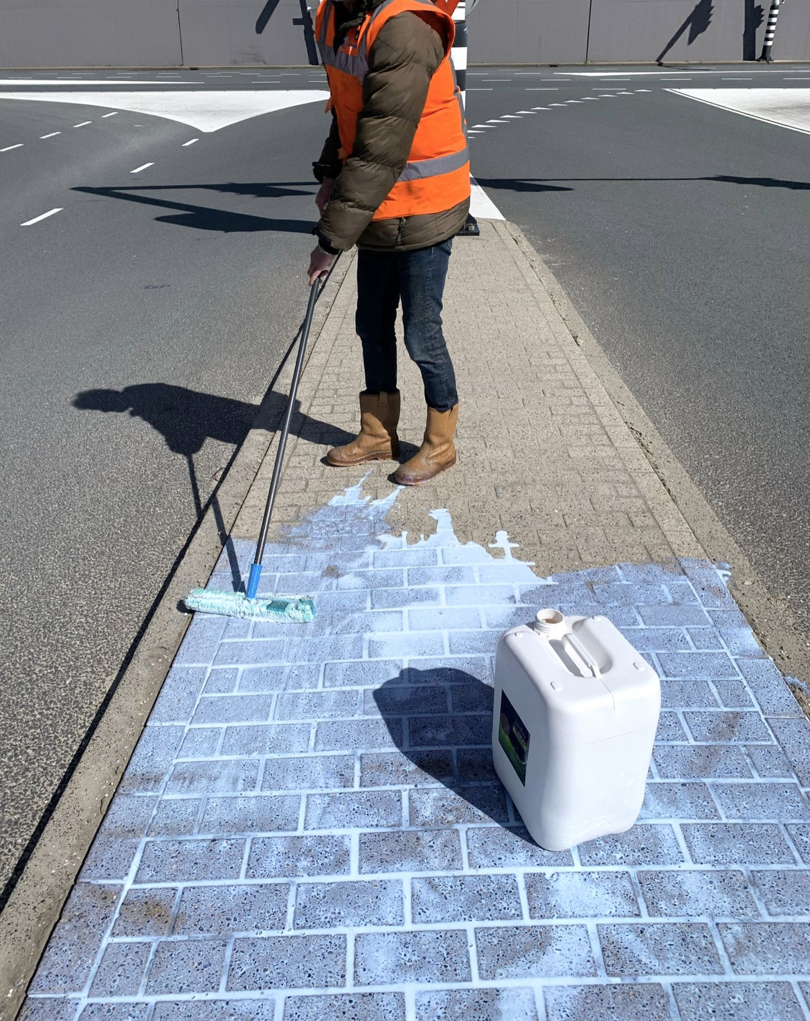Naturalplastics -BioSeal Pavement – Biobased bescherming van straatwerk tegen onkruidgroei zonder chemische bestrijdingsmiddelen