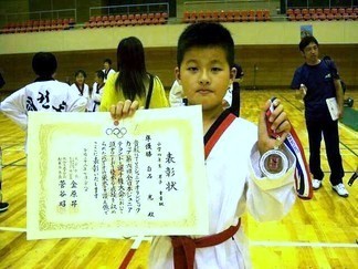 白石　光選手　銀メダル