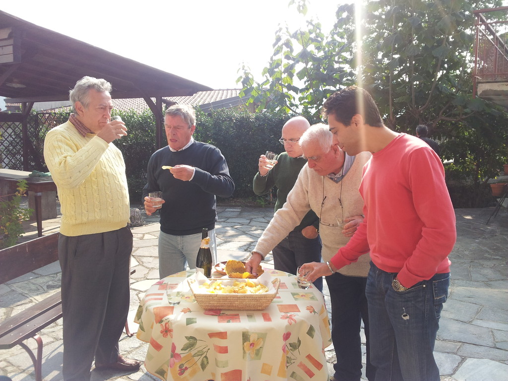 Gabrio, Giorgio, Ferruccio, Gianni Pizzorni e Andrea