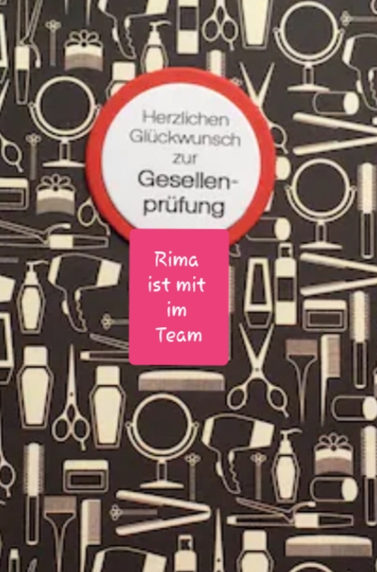 Rima/ Termine nach Absprache da sie noch Seminare besucht