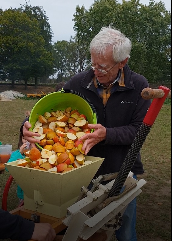 Apfelschredder / Foto: NABU
