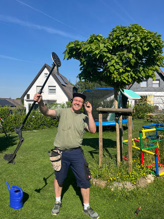 Neuer Suchauftrag mit dem Metalldetektor