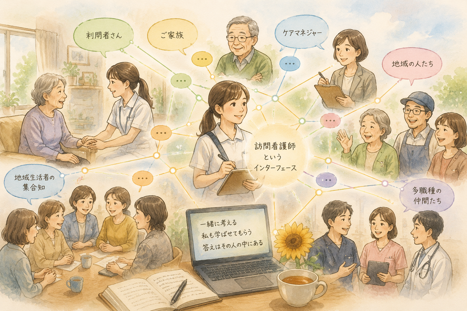 リアルSNSからリアルChatGPTへ ～ 訪問看護師というインターフェース ～