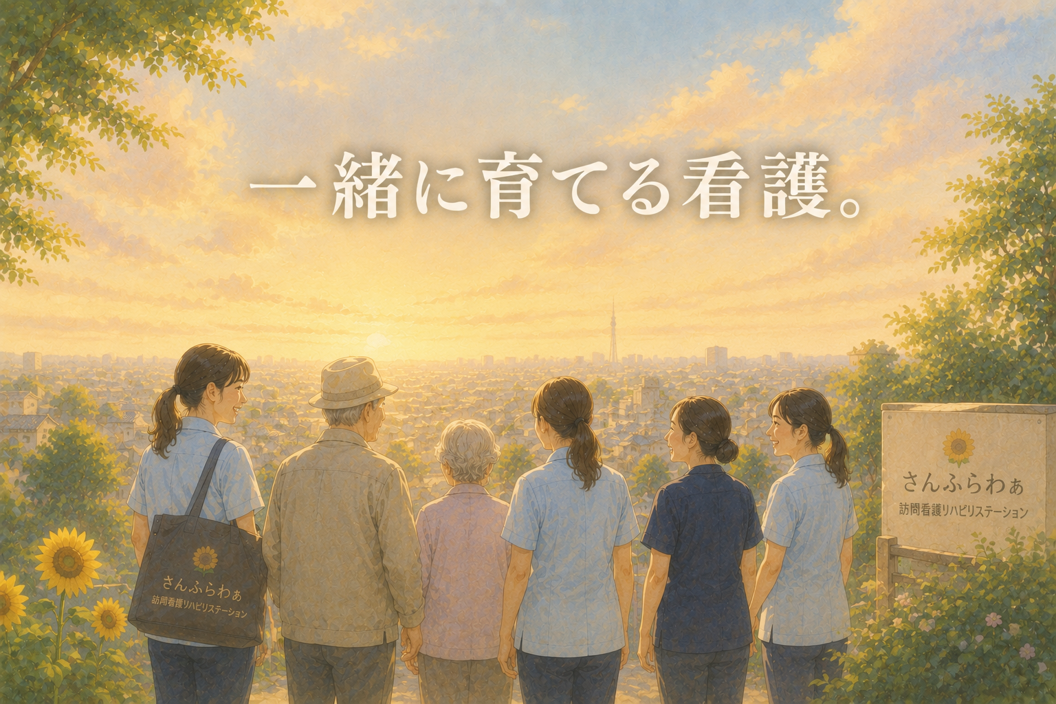 さんふらわぁ訪問看護リハビリステーションで仲間や利用者さんと共に歩む常勤看護師募集