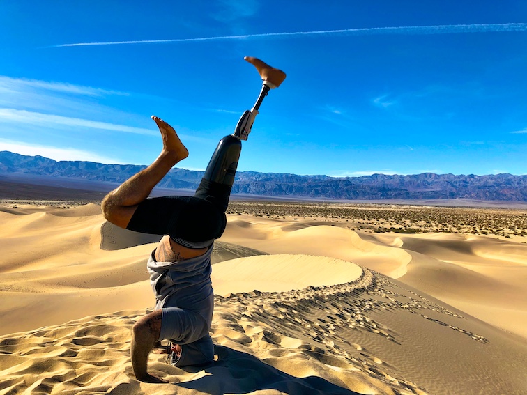 Living mindfully and with a purpose - one step at a time (picture courtesy of Steven Medeiros).
