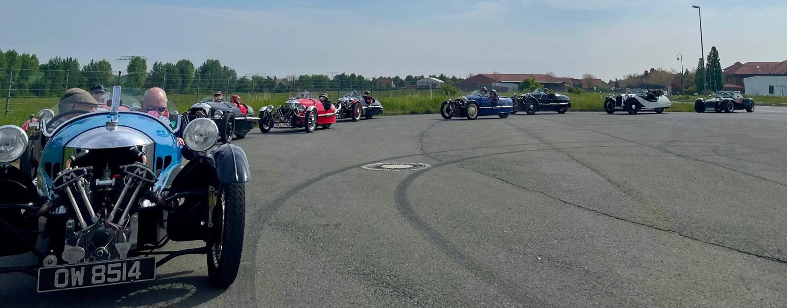 Sammeln in Wernigerode vor der Weiterfahrt