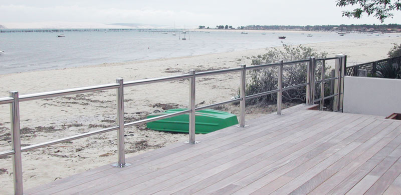 garde corps métallique pour terrasse