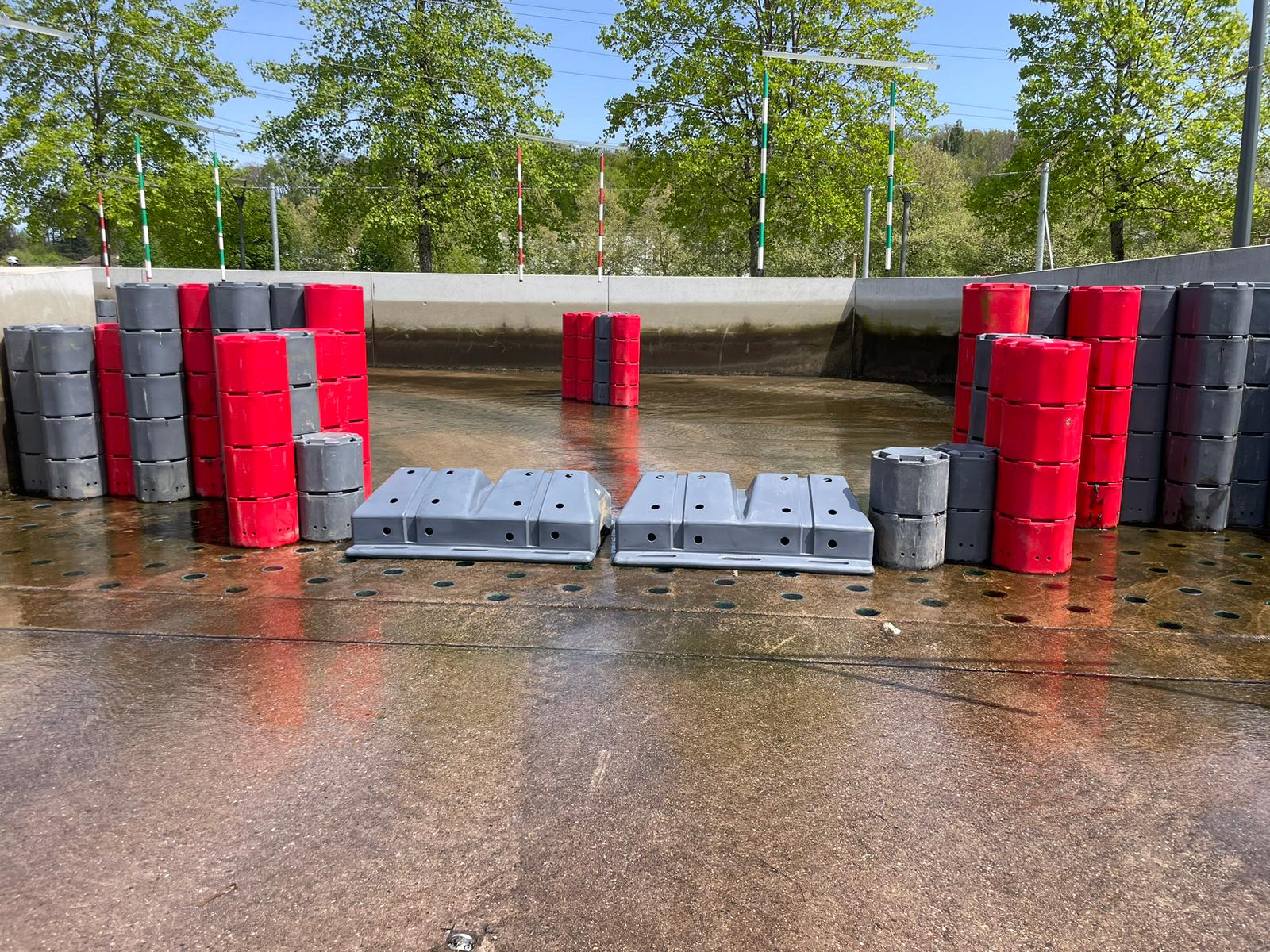 obstacles de rivière artificielle