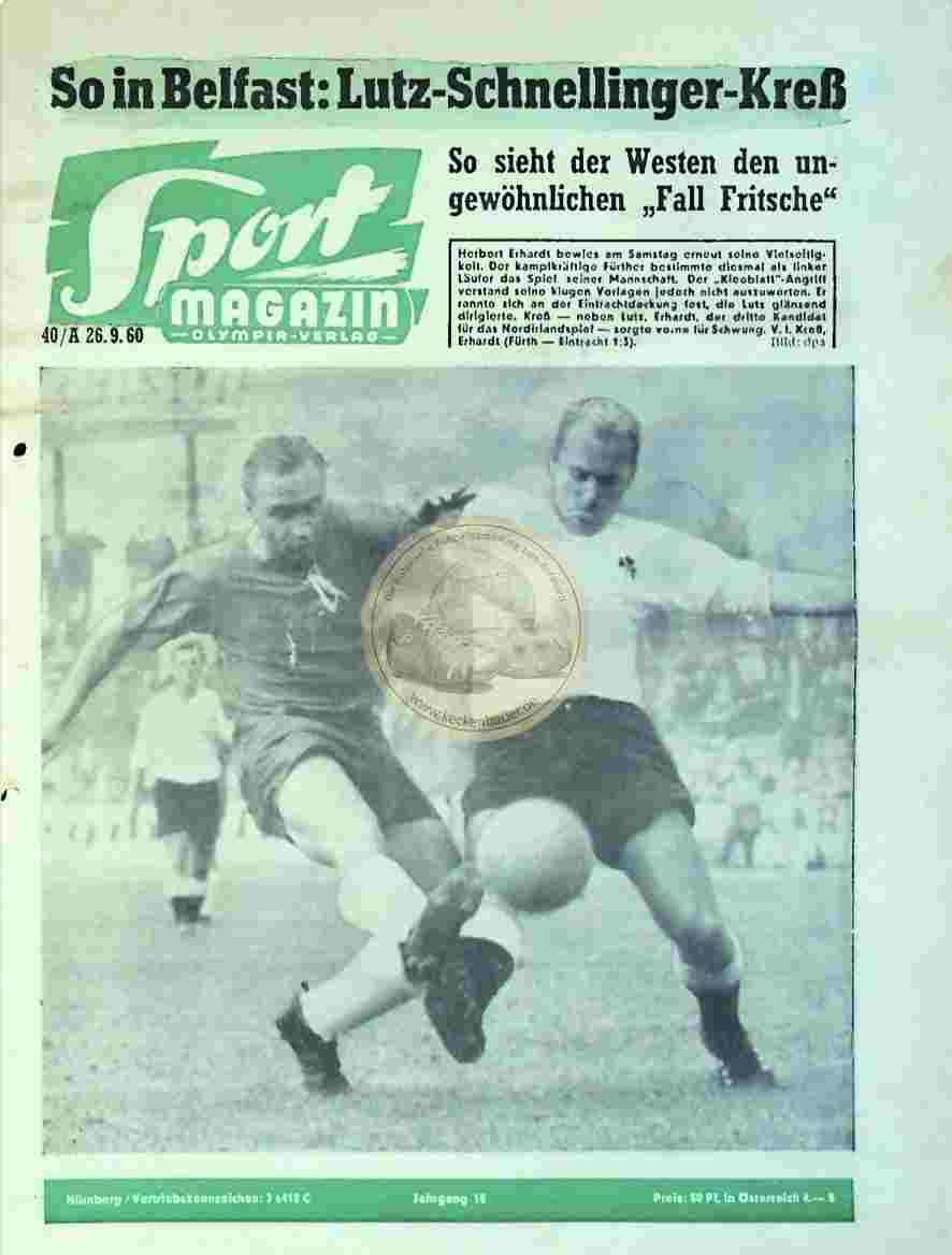 1960 September 26. Sport Magazin Nr.40