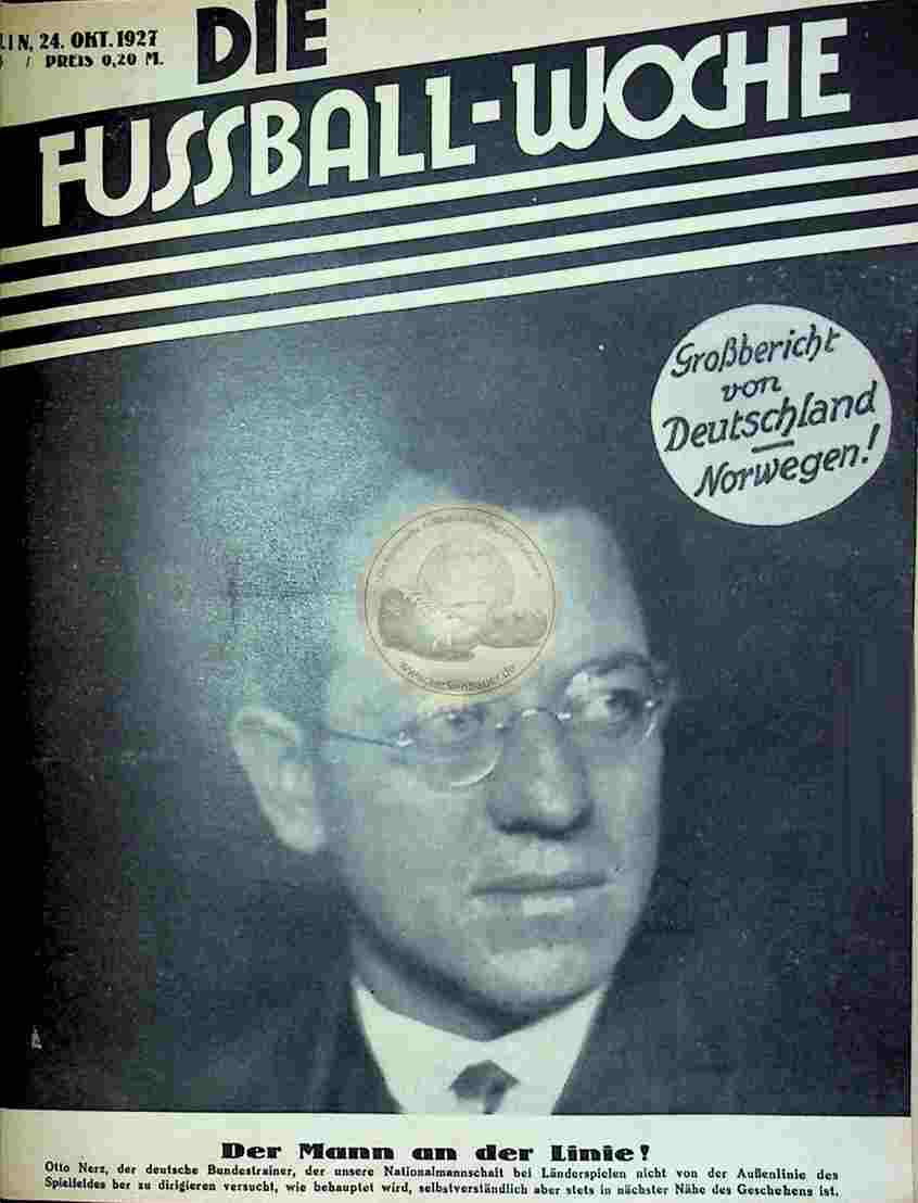 1927 Oktober 24. Fussball-Woche Nr. 85