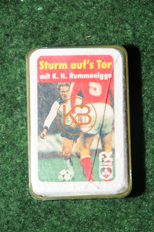 FX Schmid Sturm auf´s Tor mit Karl-Heinz Rummenigge 