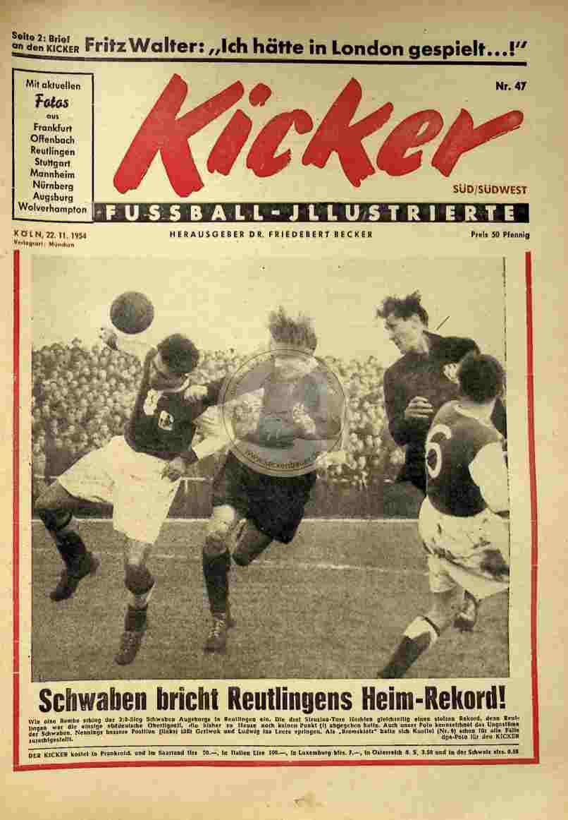 1954 November 22. Kicker Nr.47